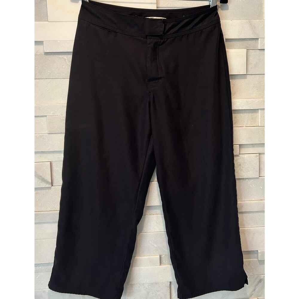 PATAGONIA Pataloha Kokawe Capri MidRise Cropped Water Repellant Pants Black sz 6